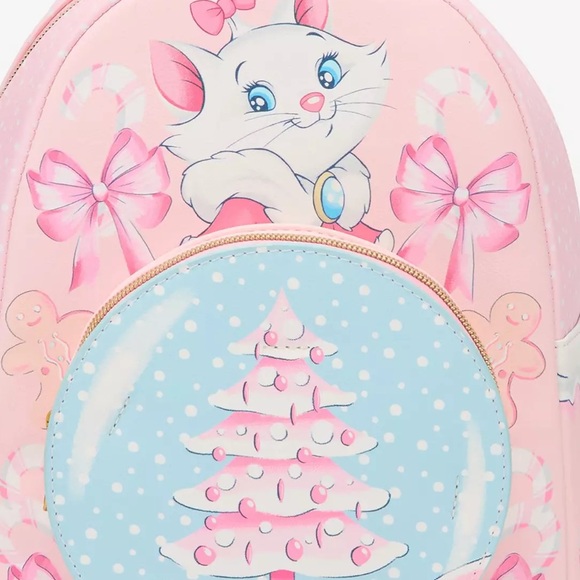 customer service loungefly disney the aristocats marie convertible mini backpack House Bag has adjustable shoulder straps and sturdy metal hardware Loungefly Disney The Aristocats Marie